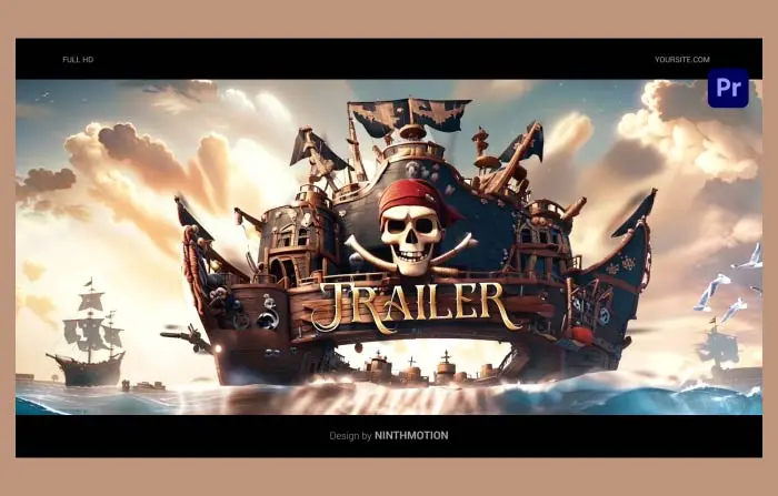 Historical 3D Pirates Epic Film Teaser